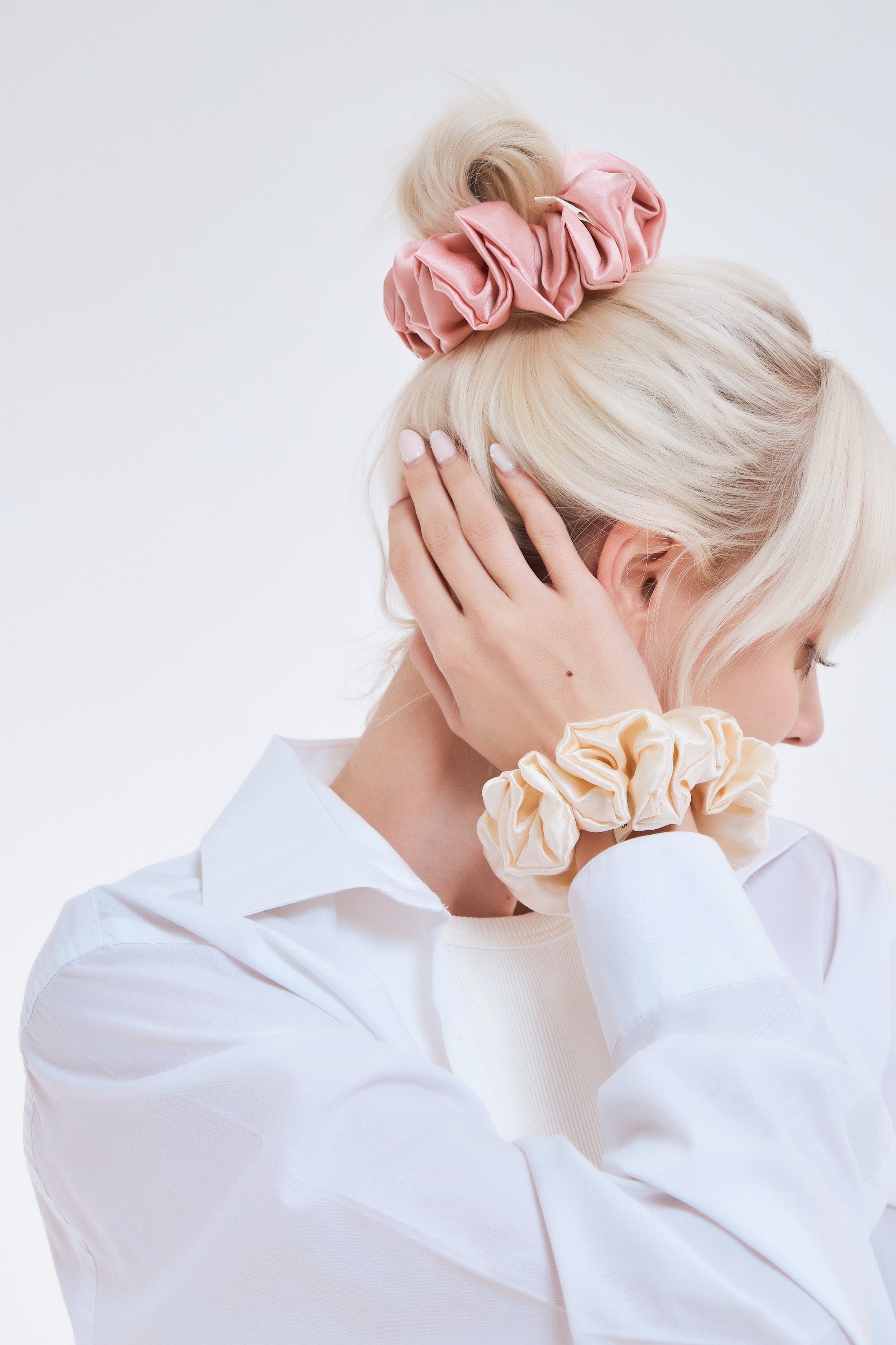Luxury Mulberry Silk Scrunchies & Hair Accessories Australia Sserafim