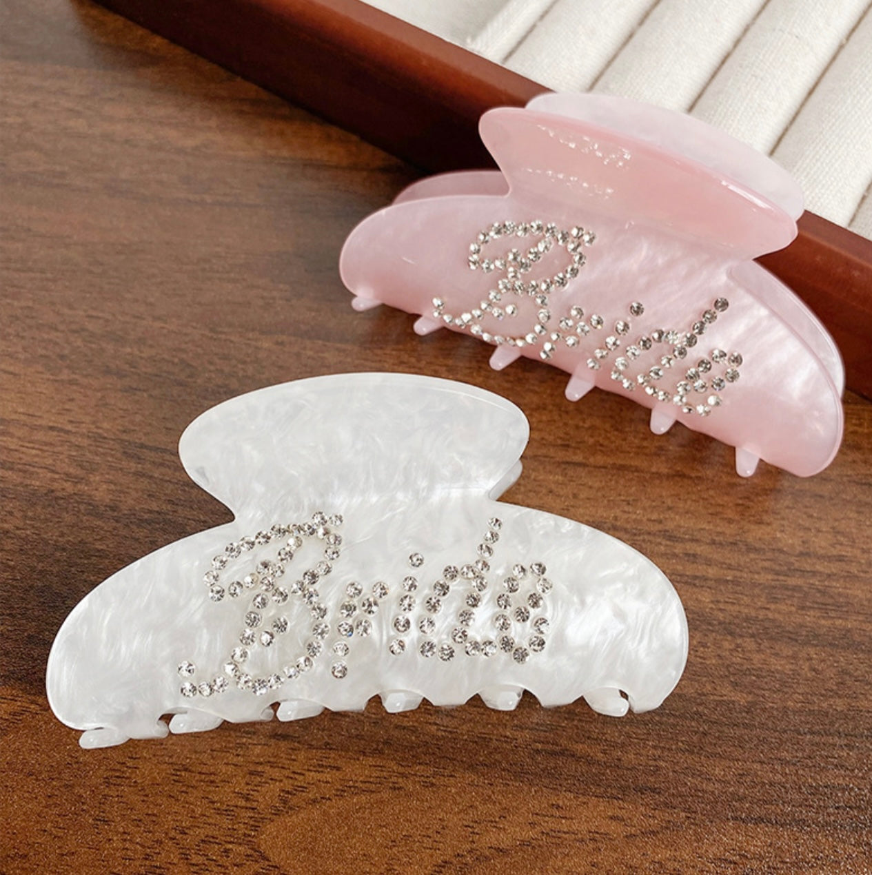 Bride Hair Claw Clips
