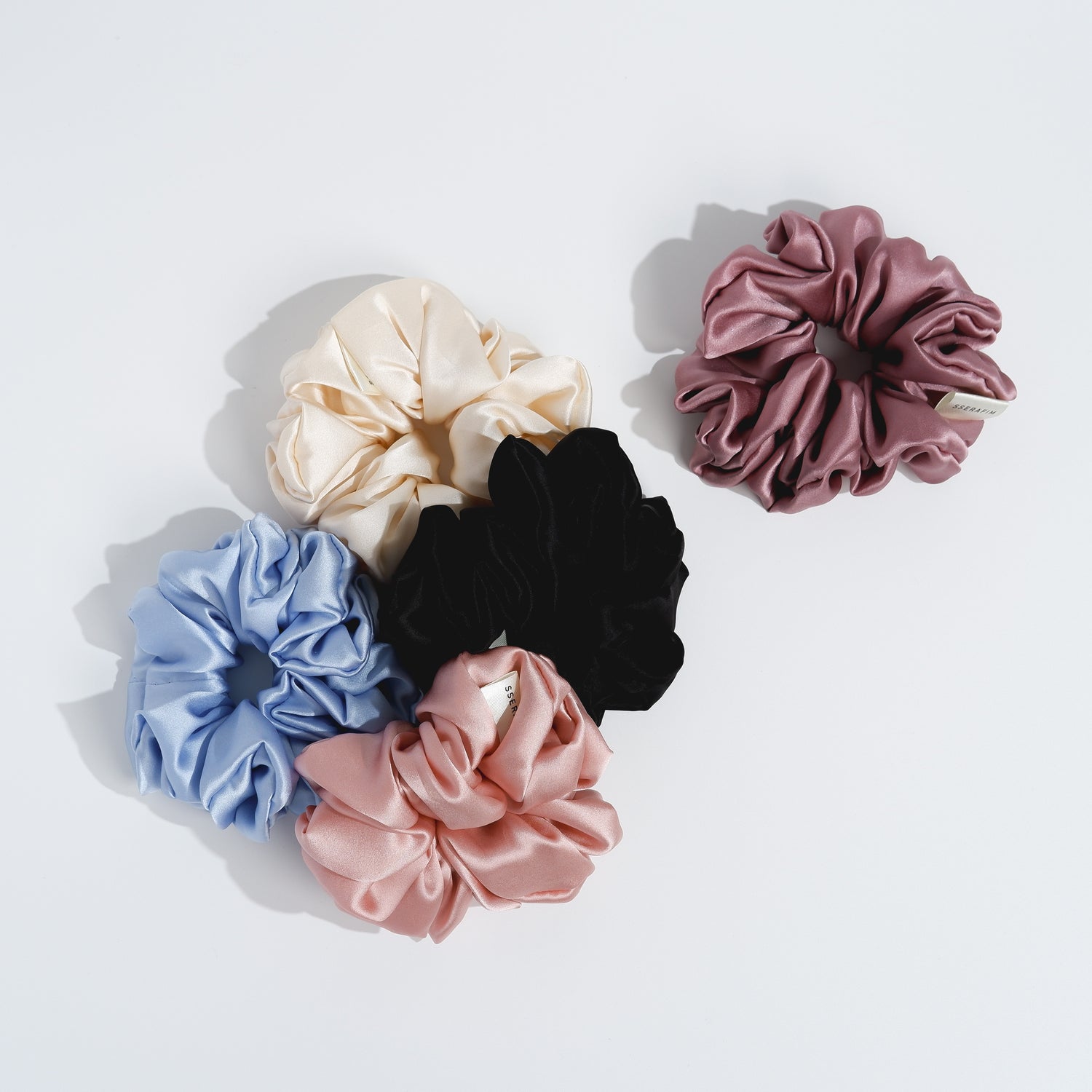 Hair mulberry silk scrunchies