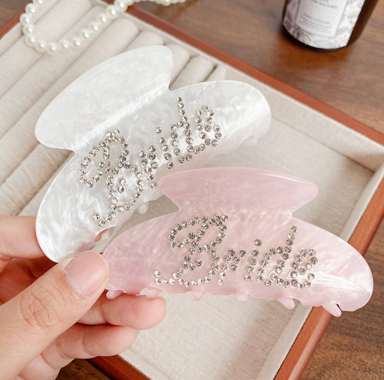 Bride Hair Claw Clips