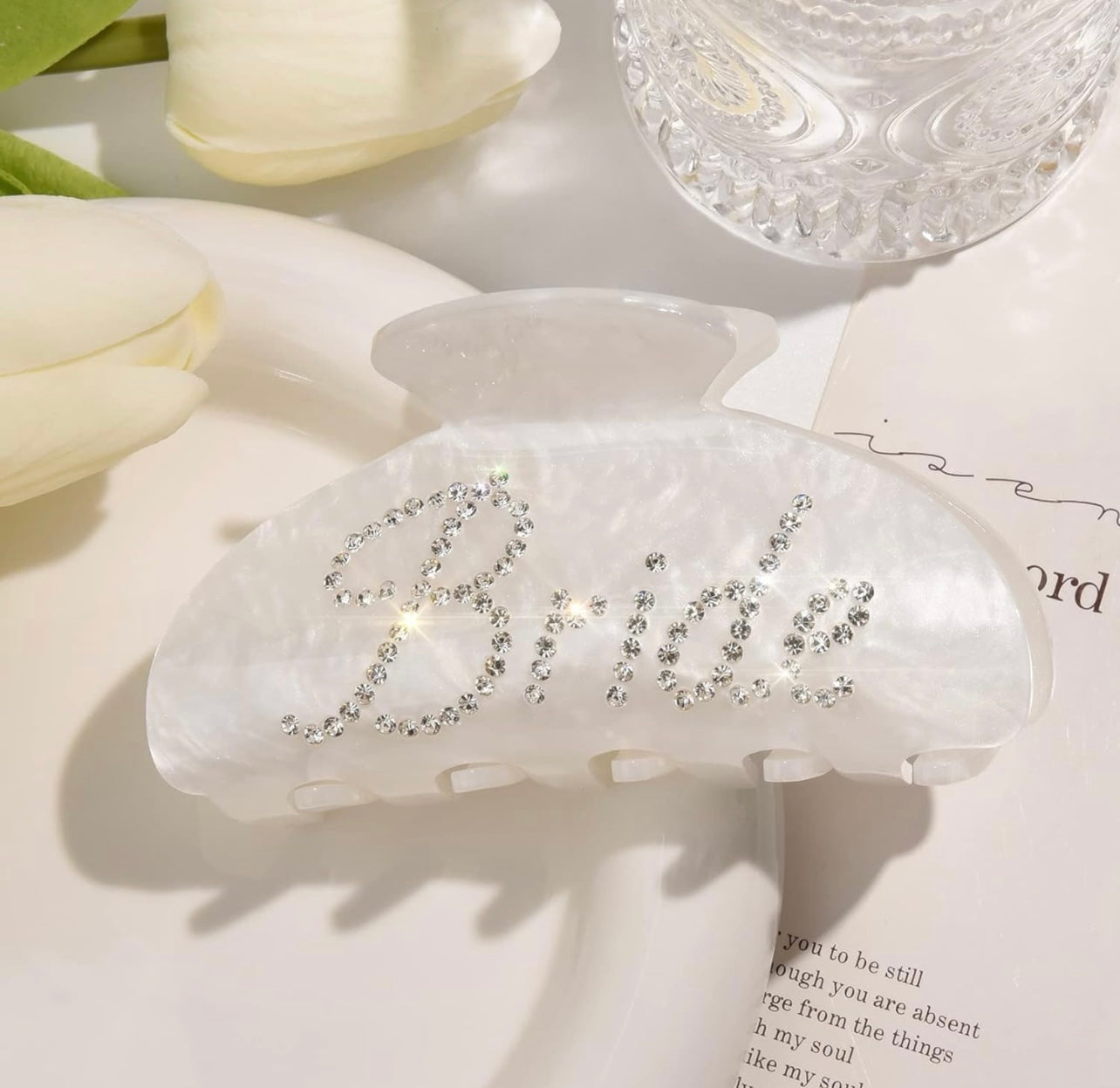 Bride Hair Claw Clips