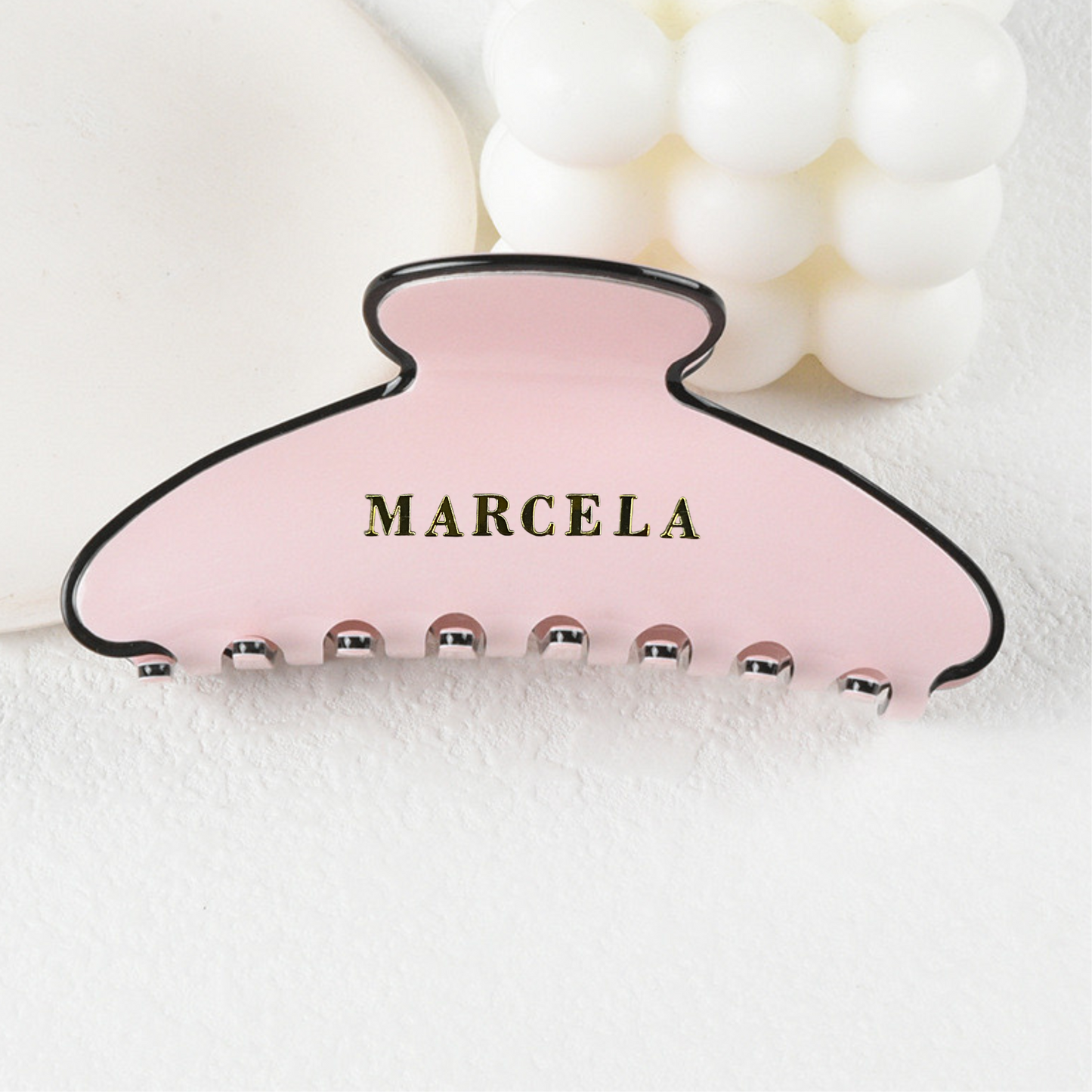 Loren Custom Clip white pink color by sserafim