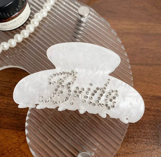 Bride Hair Claw Clips